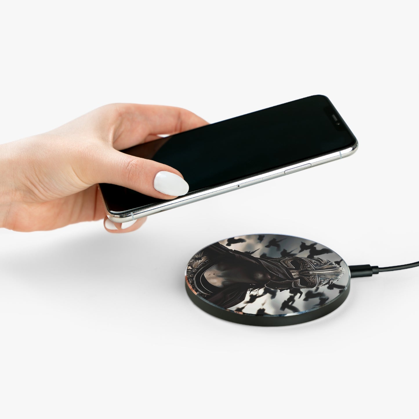 Acrylic Plate Wireless Charger - Raven