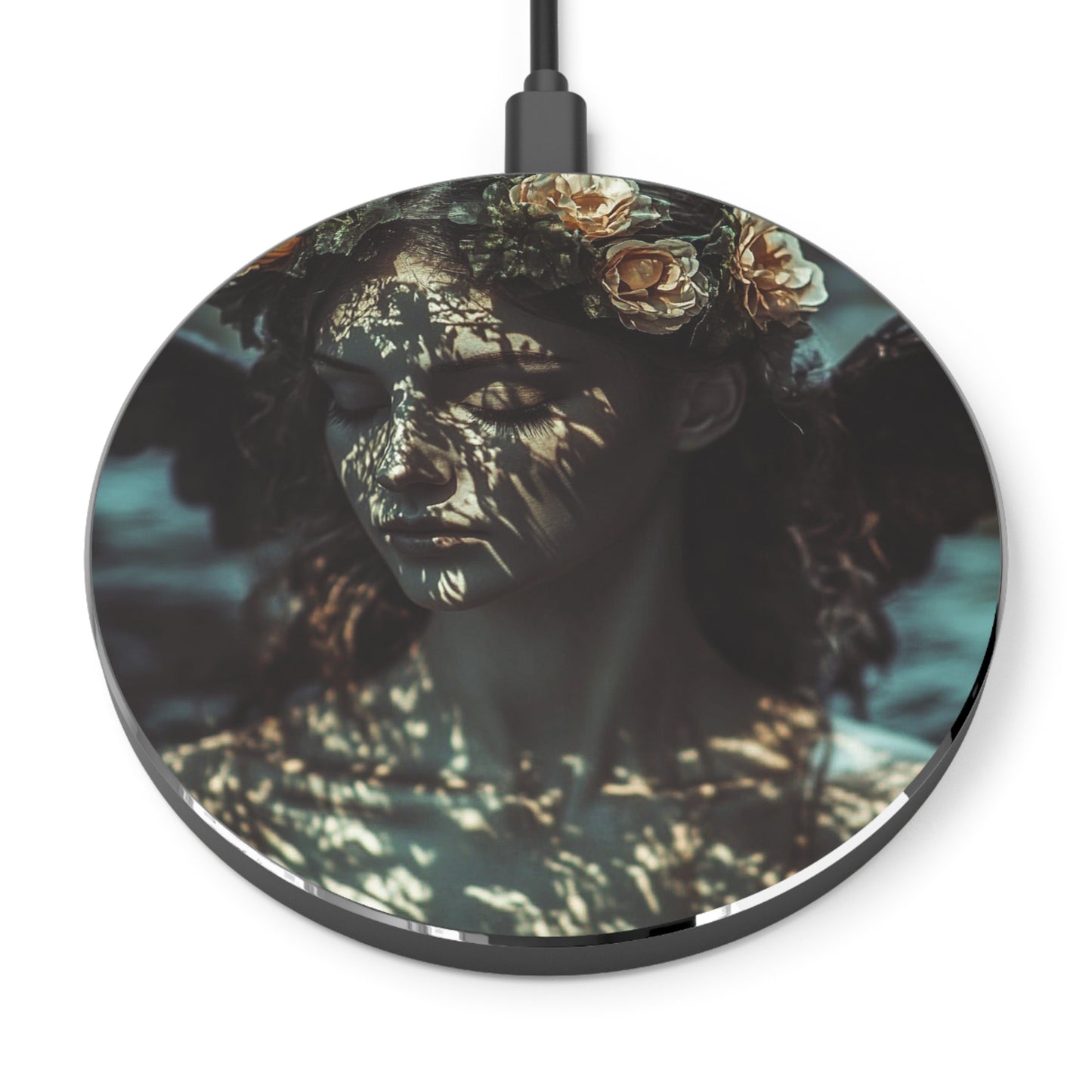 Acrylic Plate Wireless Charger - Madonna