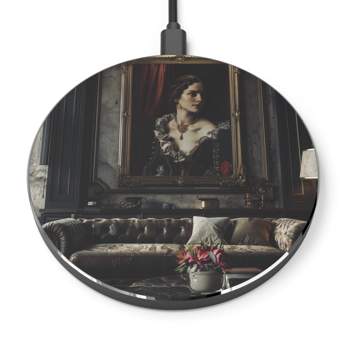 Acrylic Plate Wireless Charger - Portrait