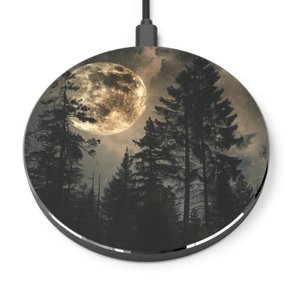 Acrylic Plate Wireless Charger - Full Moon