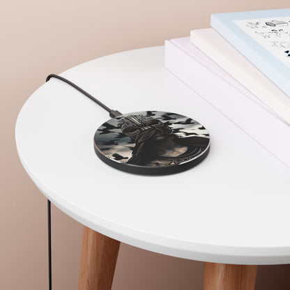 Acrylic Plate Wireless Charger - Raven