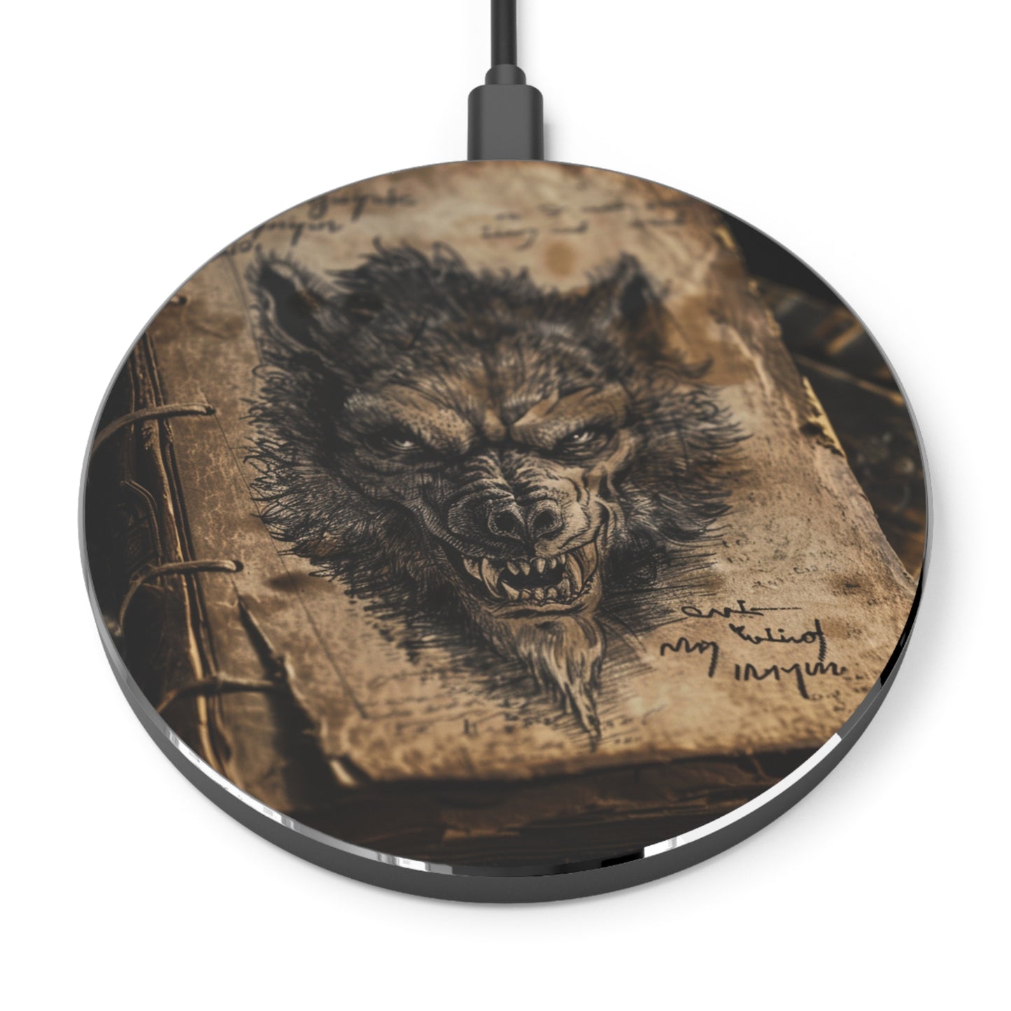 Acrylic Plate Wireless Charger - Werewolf