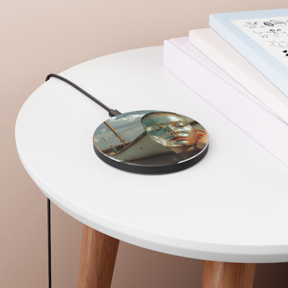 Acrylic Plate Wireless Charger - Sail